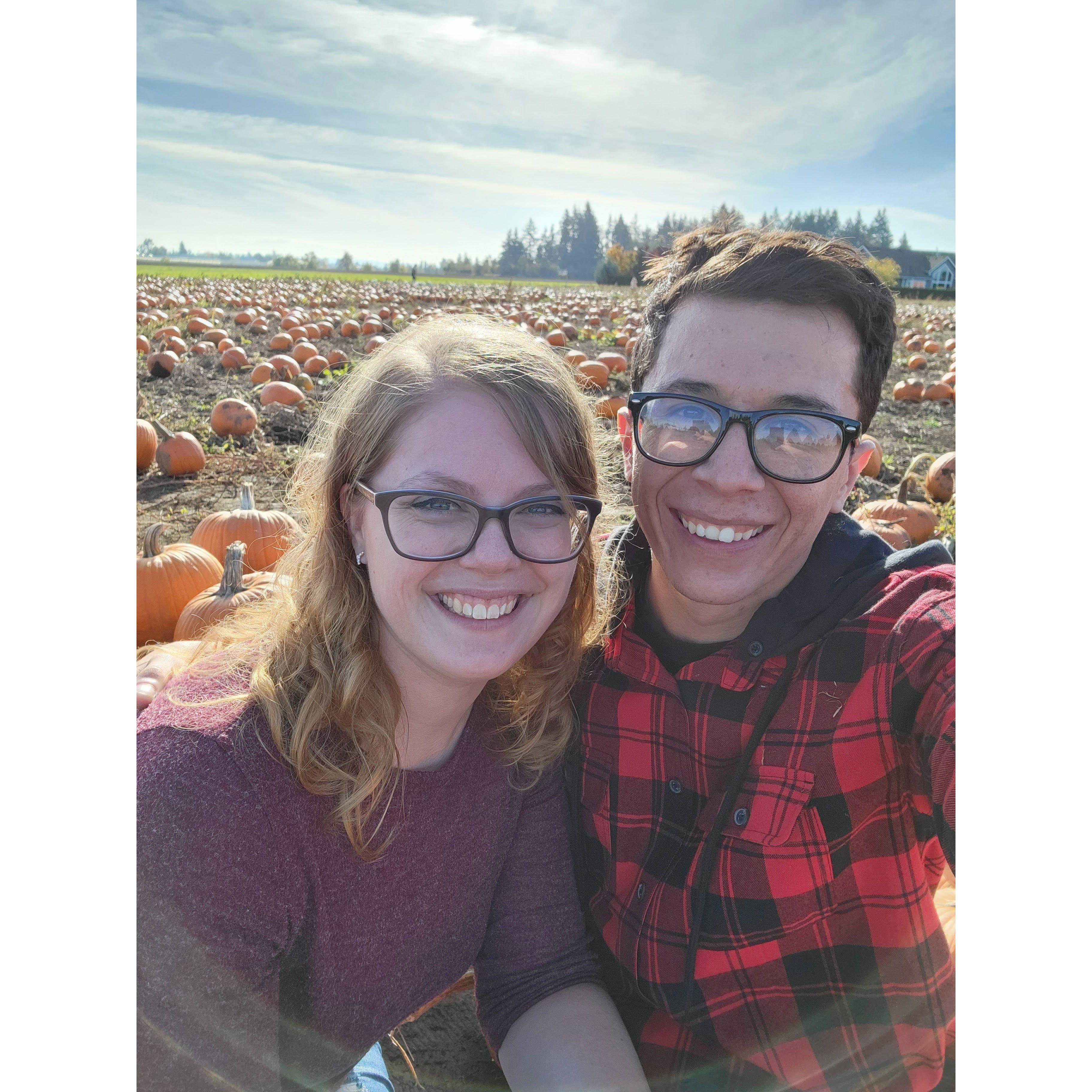 We go to a Pumpkin Patch every year - 2021