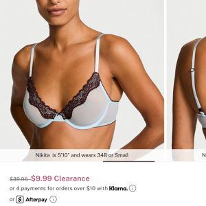 Tease Lace-Trim Unlined Demi Bra