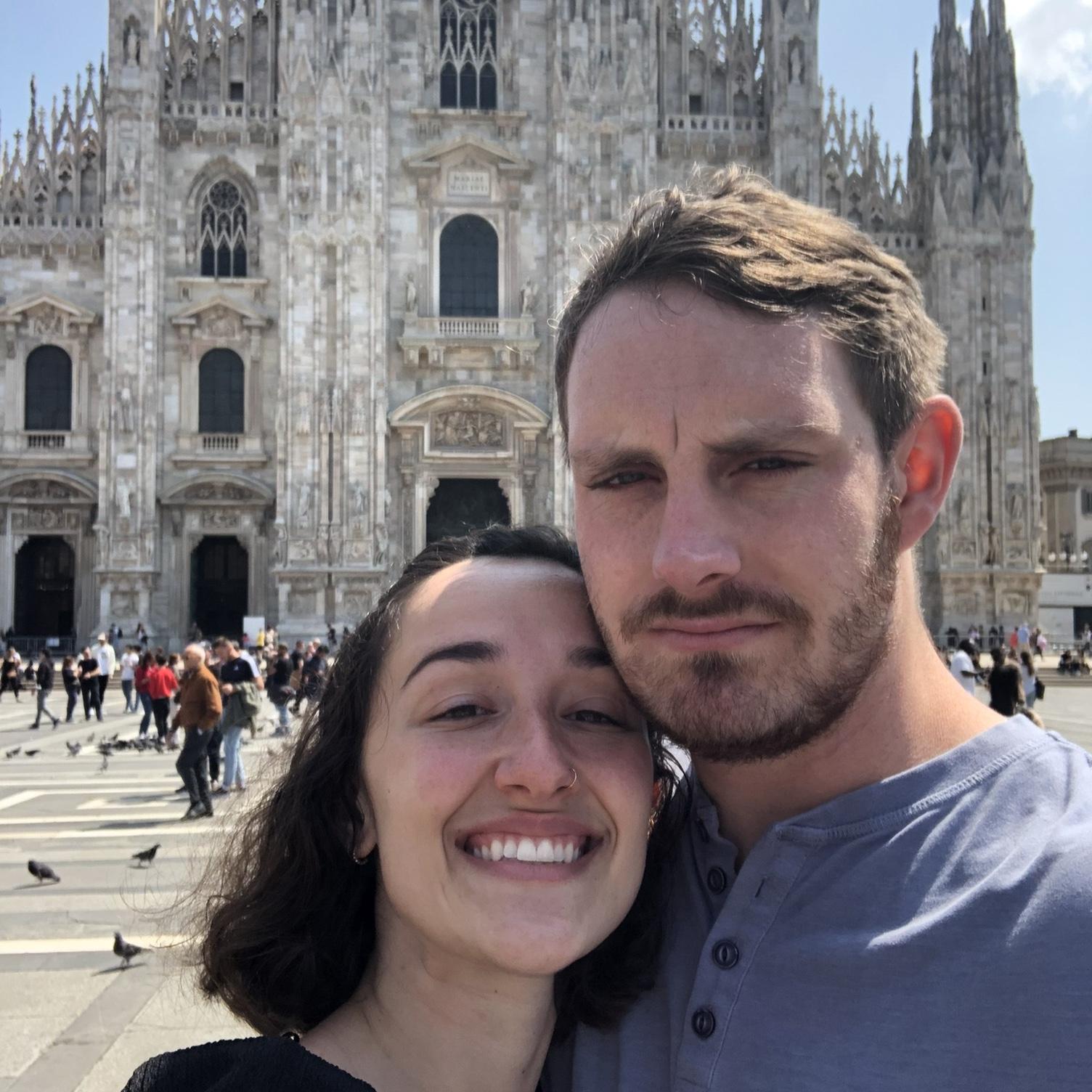 May 2022, visiting Spain and Italy (where Cristina was born!)