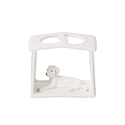 SKL Home by Saturday Knight Ltd. Fur Ever Friends Toothbrush Holder, White