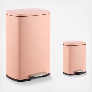 2-Piece Connor Can With Soft-Close Lid Set