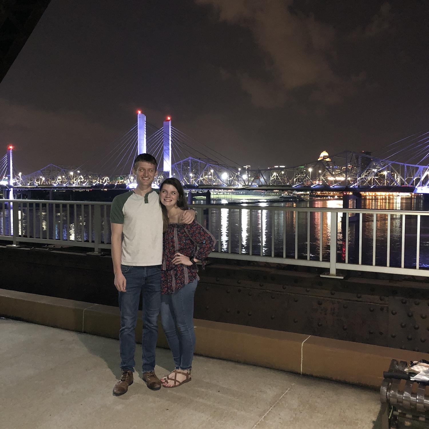 We helped Evan McNair propose to his now wife, Kayelynn.