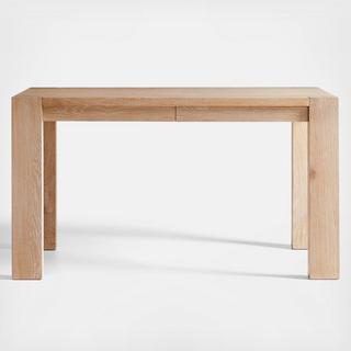 Terra Oak Desk with Power Outlets