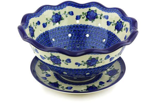 13" Colander with Plate - Heritage