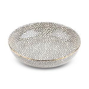 Thyme & Table Stoneware Serve Bowl, Dot Collection
