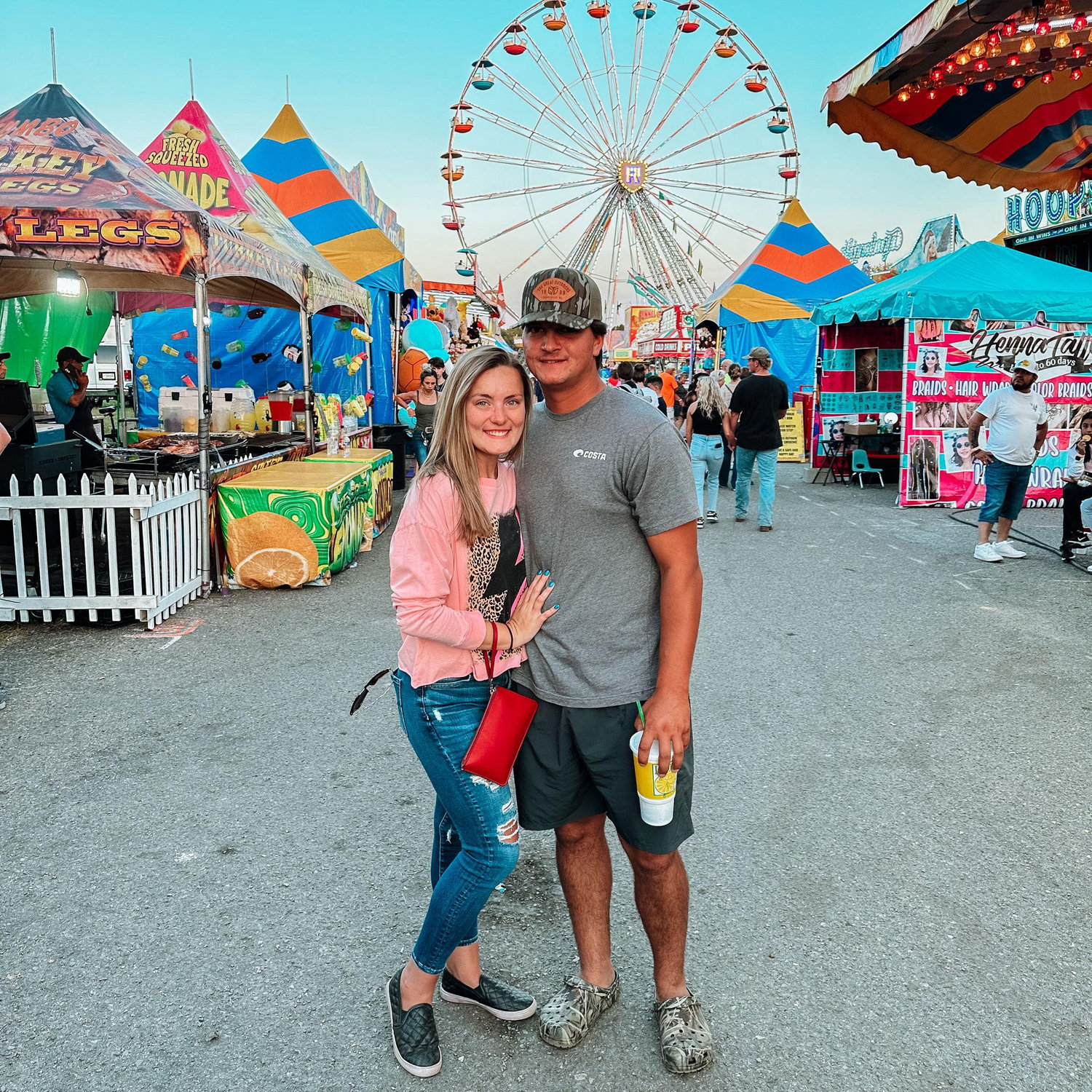 First time at the fair together