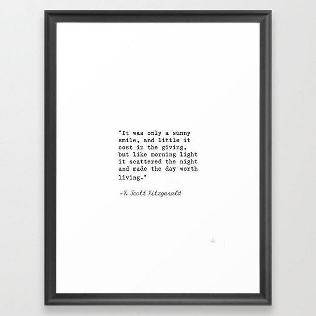 F. Scott Fitzgerald Art Print