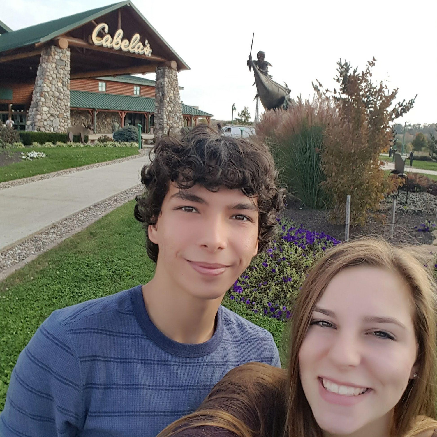 Took Zack to Cabelas for his birthday!