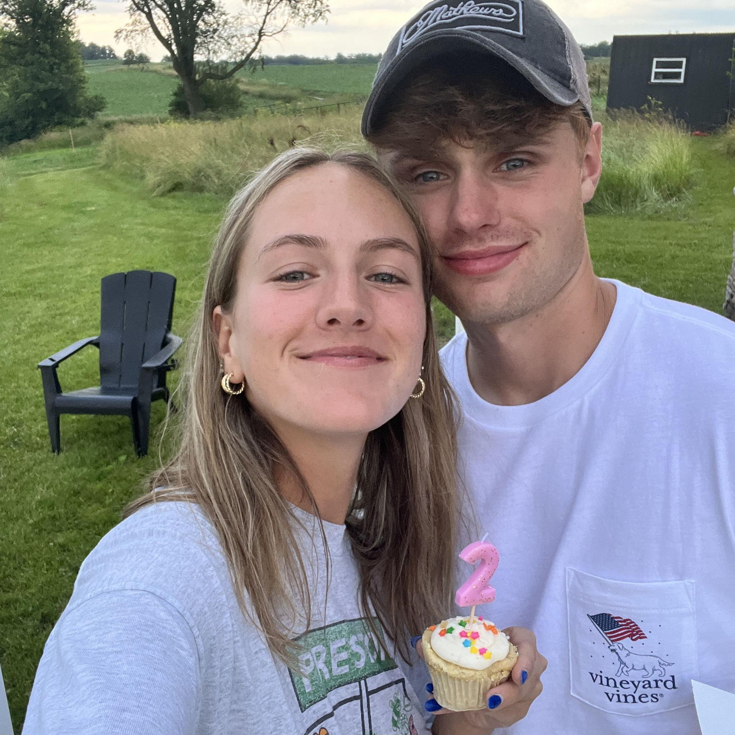 Our 2 "ish" anniversary celebrated at the cabin