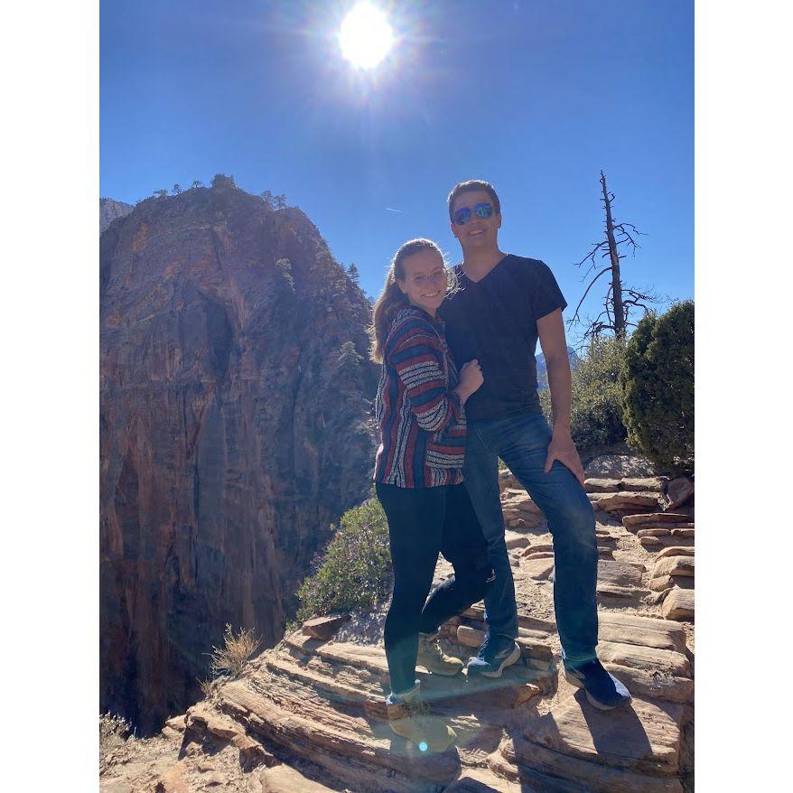 We love to hike and camp together!