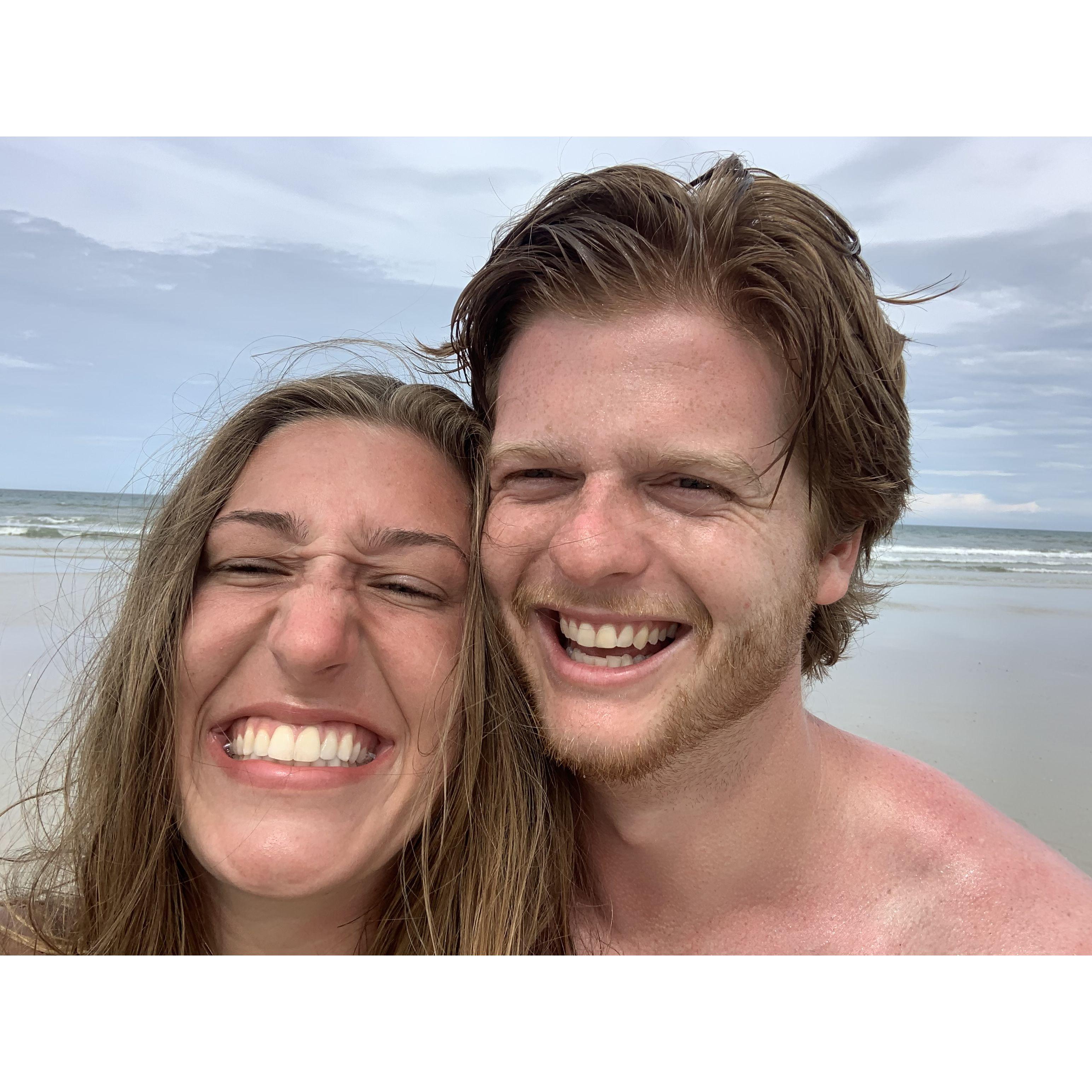 Beach trip to the shark bite capital of the world! (Kevin did not bite any sharks on this trip don't worry)