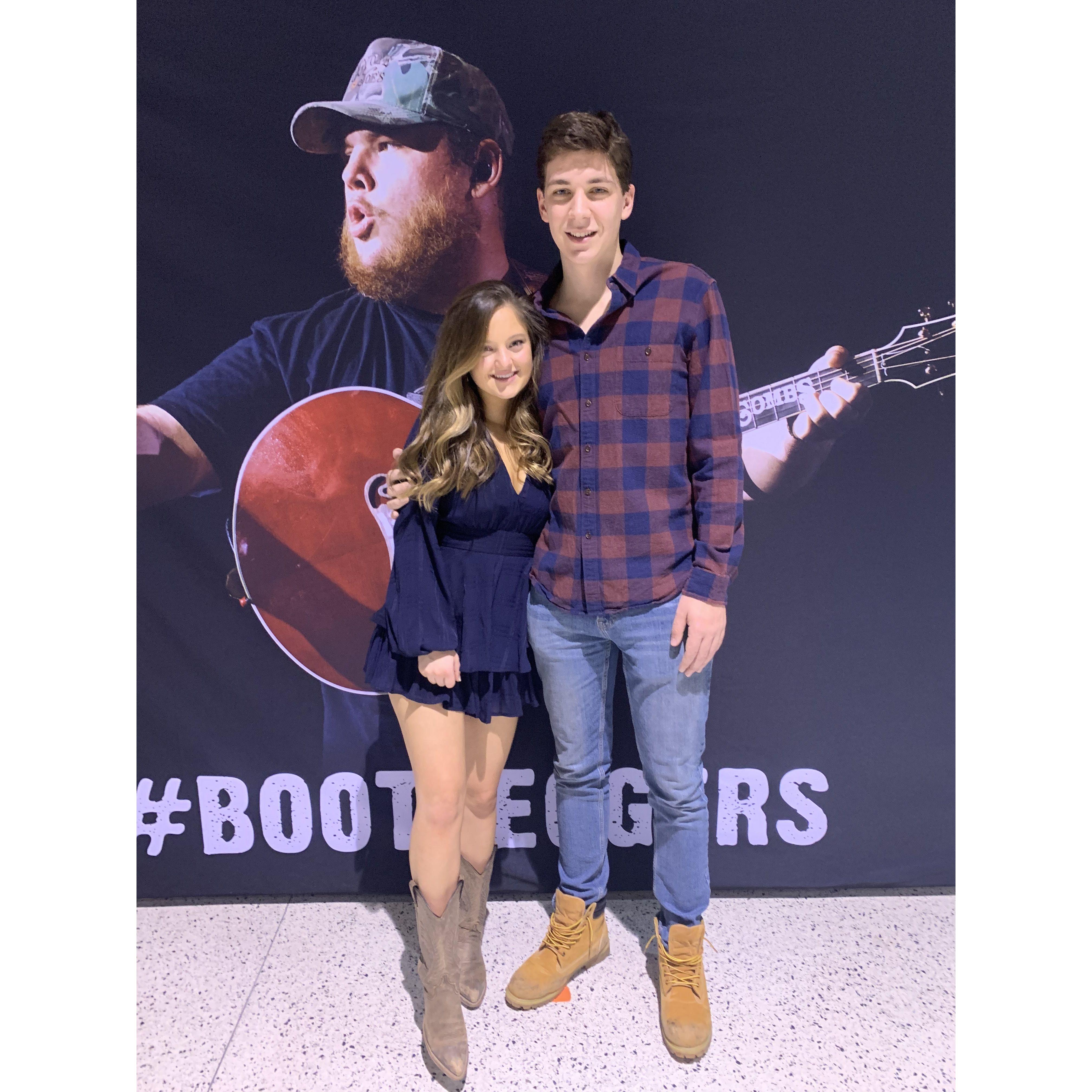 Luke Combs Concert - except we went with different groups