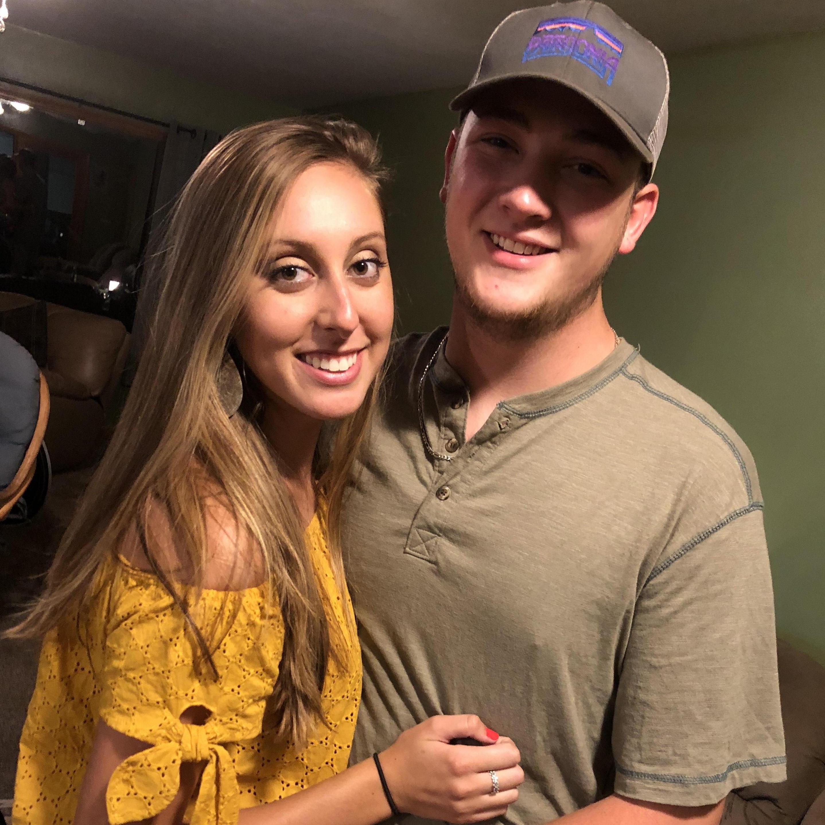 Our very first picture together taken exactly one week after we met.