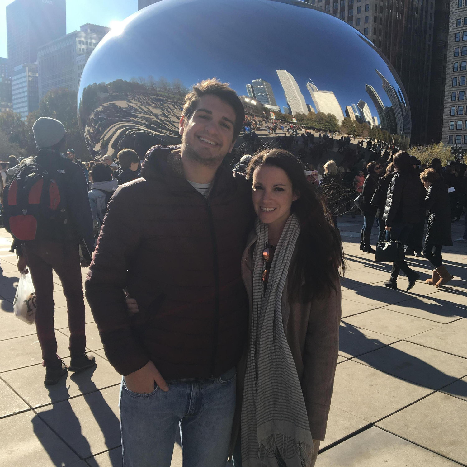 Visiting Andrew, Kate and Arlo in Chicago.