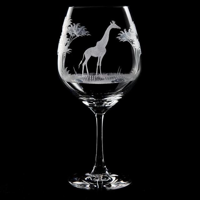 Queen Lace Crystal Giraffe White Wine Glass