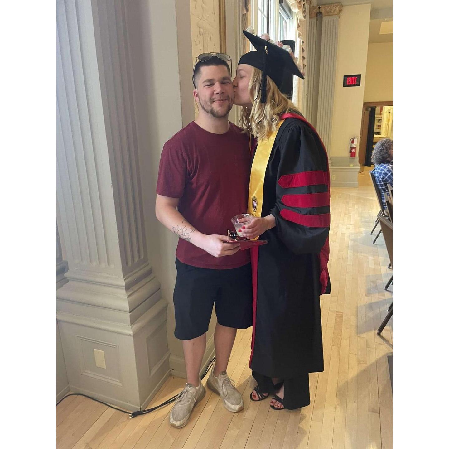 Stacy graduates pharmacy school!