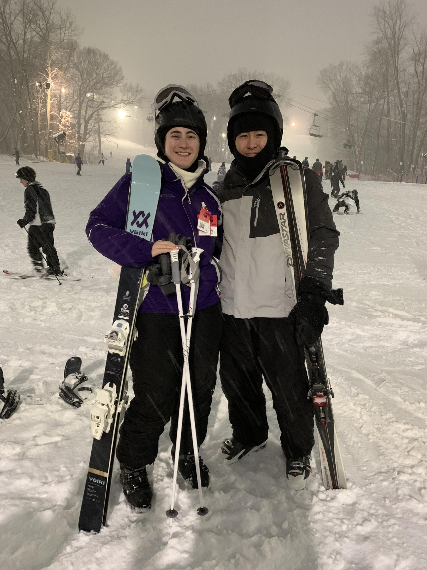 Annual skiing trip to Cascade Mountain in Wisconsin