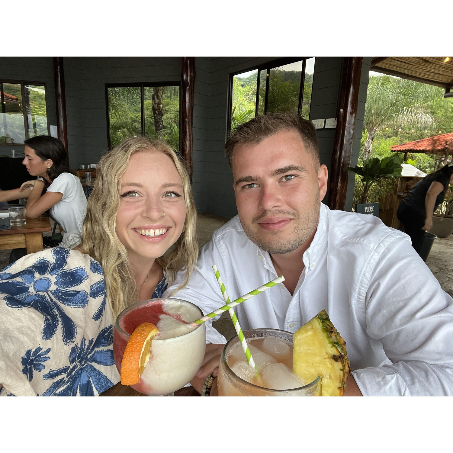 Day after our engagement! August, 2023
