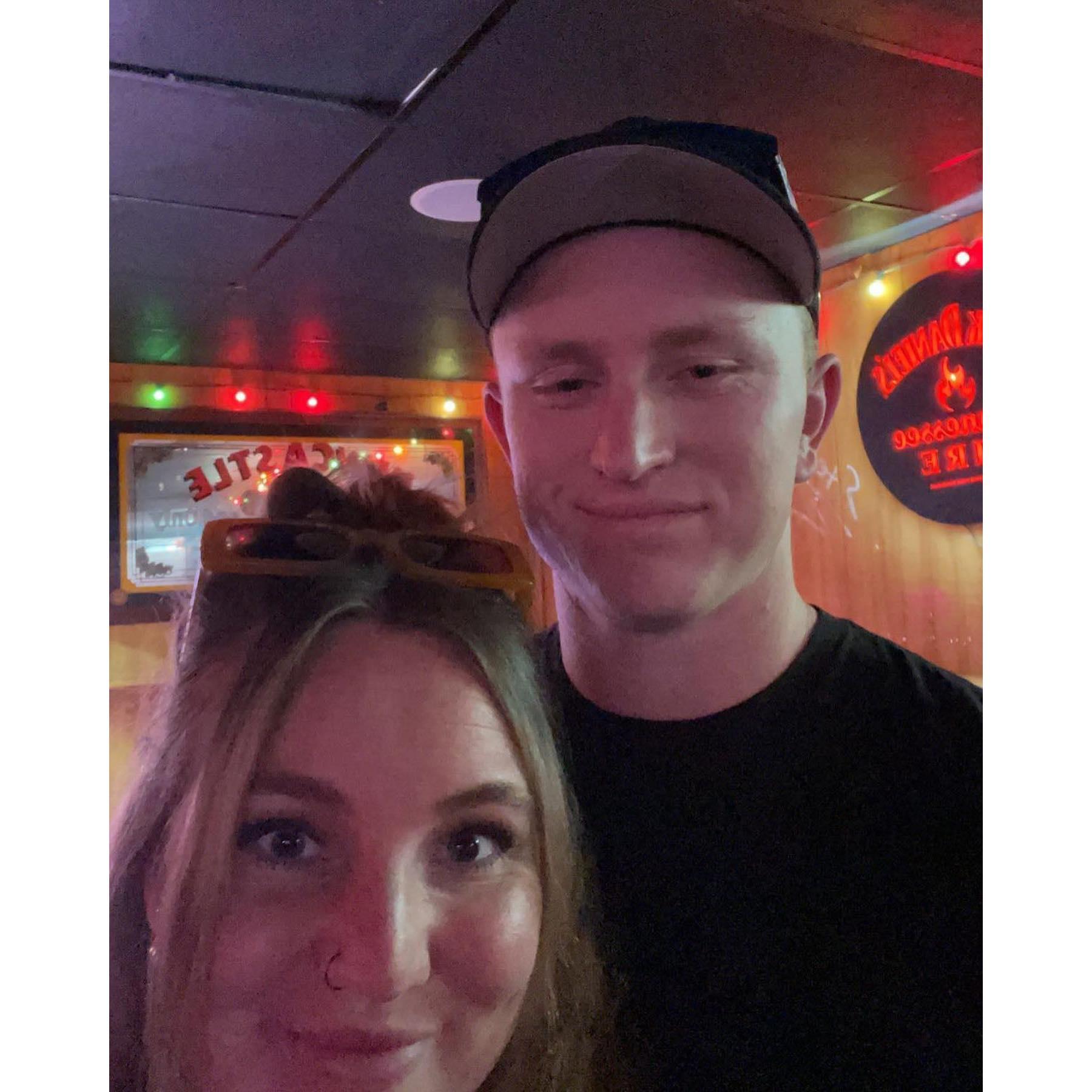 We missed each other so much, that Garret flew out to Nashville, TN to visit me.