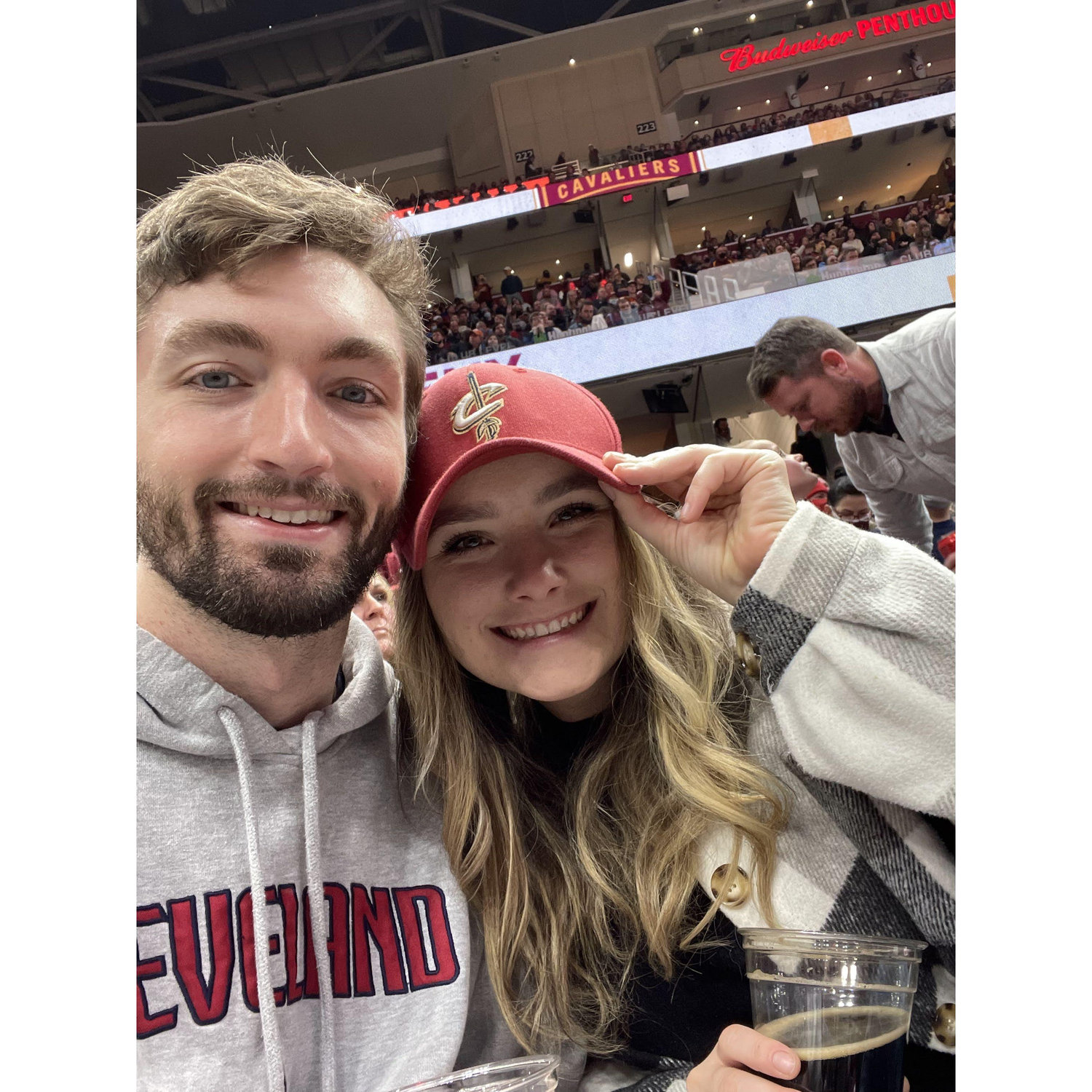 12/26/21: one of many Cavs games (thanks for the tickets Uncle Bill)
