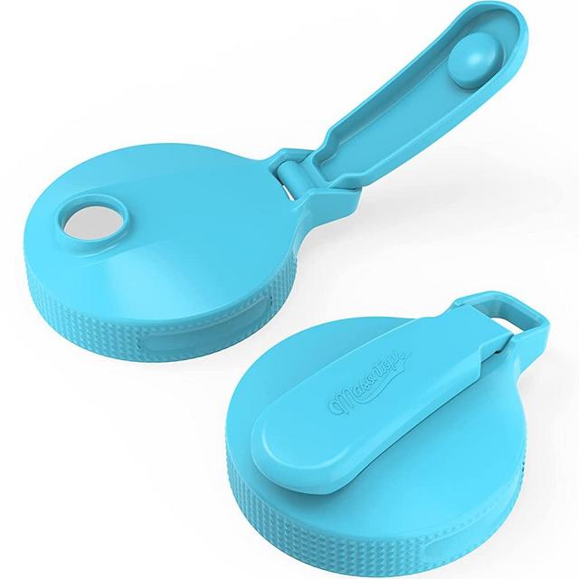 Masontops Multi Top - 2PK - Wide Mouth Mason Jar Lids with Pour Spout and Flip Cap – Sip, Pour, Store & More - Mason Jar Pour Spout Lid - Jar Not Included