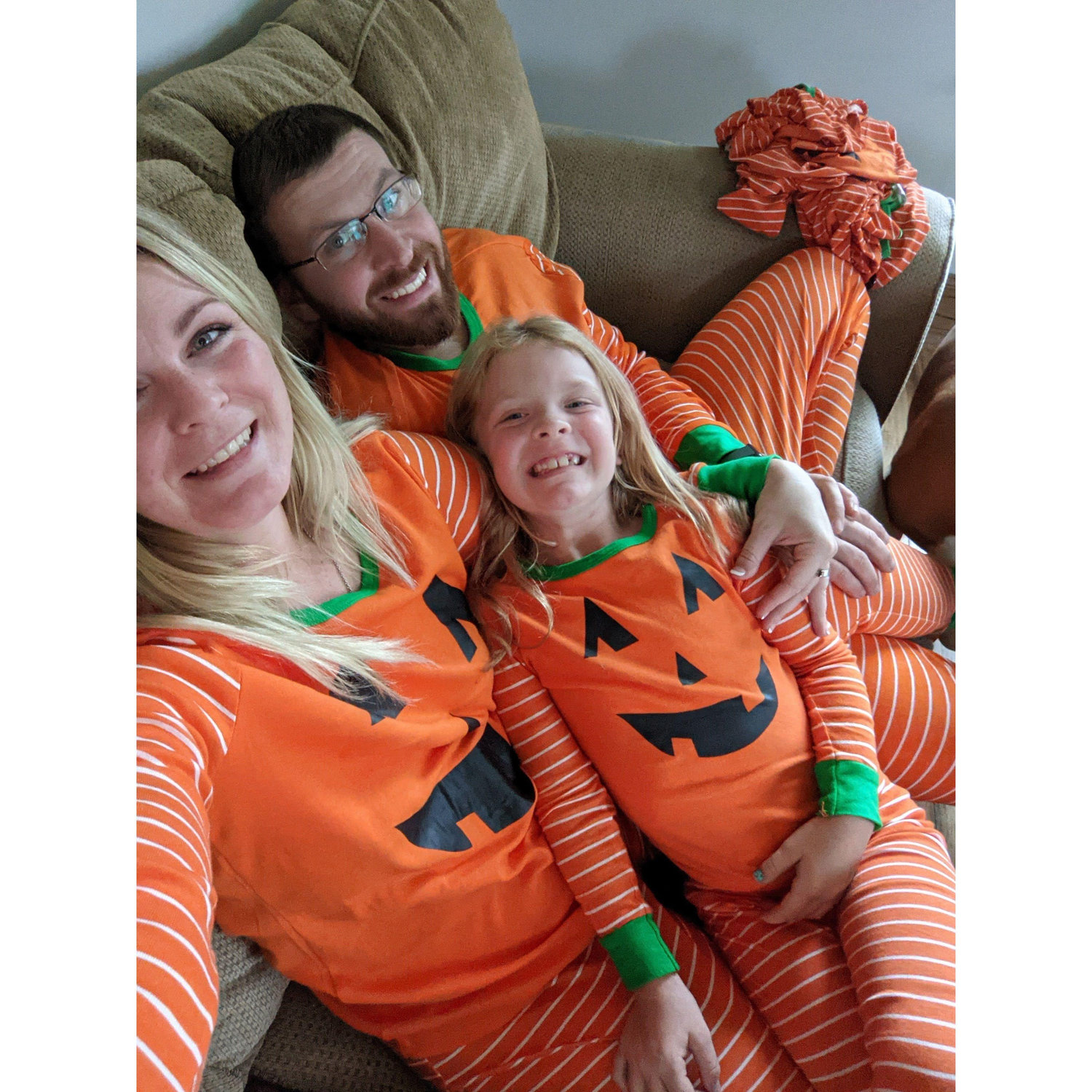 Matching Halloween jammies! September 202