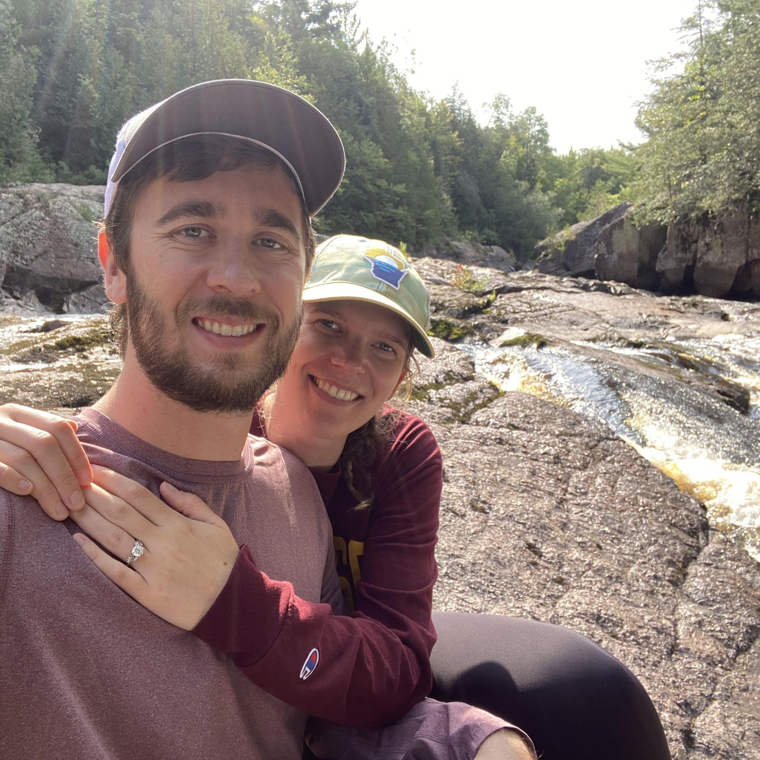 Engaged! Copper Falls State Park, September 2024