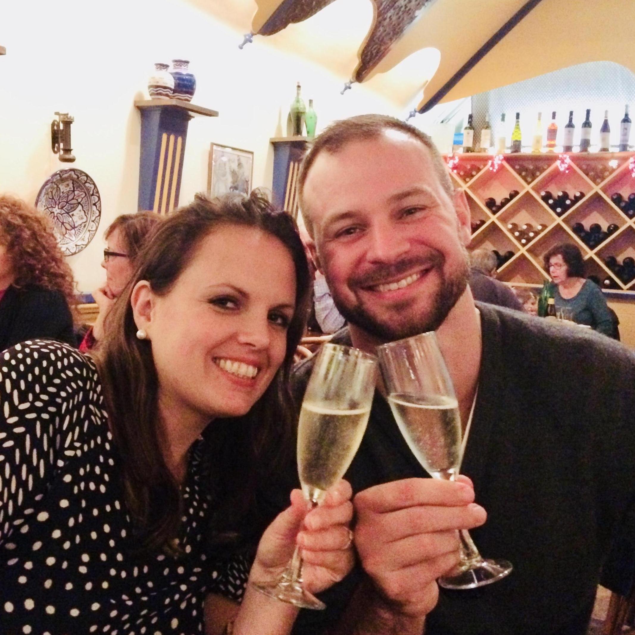 Celebrating our engagement!