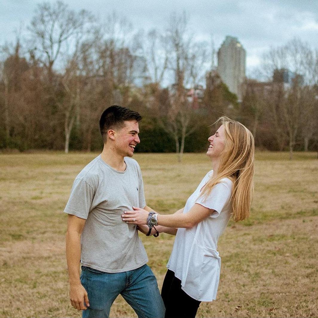 when we got engaged!