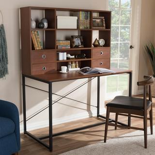 Edwin 2-In-1 Bookcase Writing Desk