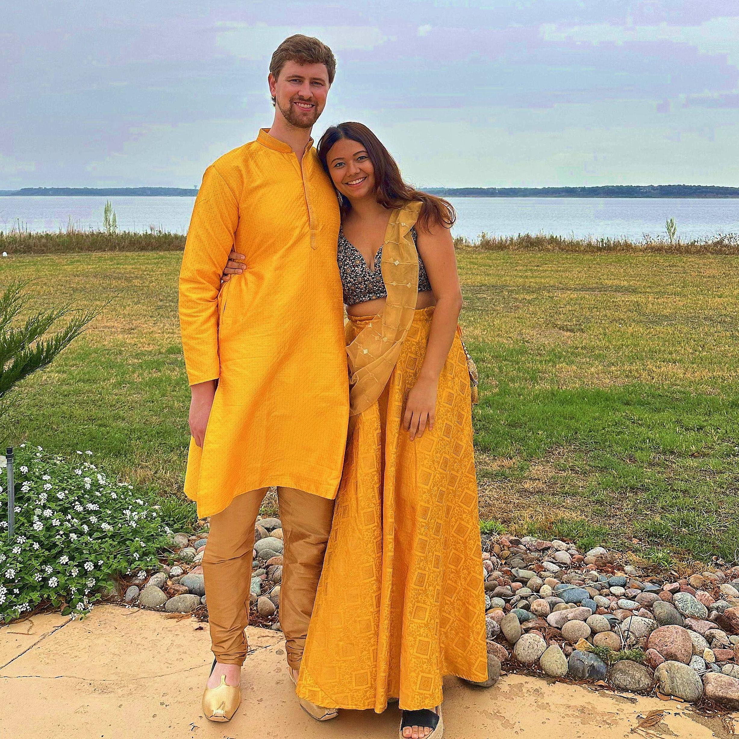 Calvin's first Indian wedding and he showed up!