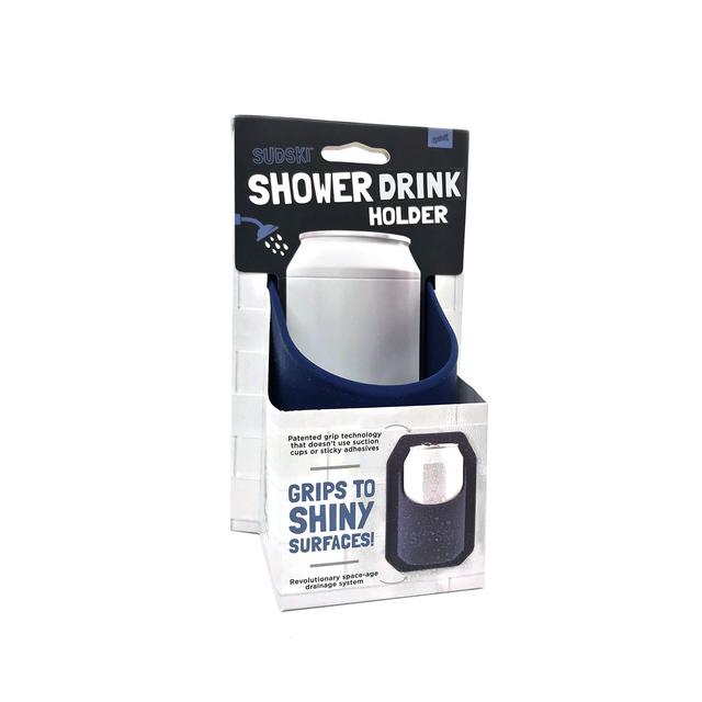 30 Watt, Sudski, Portable Shower Drink Holders for Beer Can | Silicone Grips Shiny Surface | Perfect Summer Gift