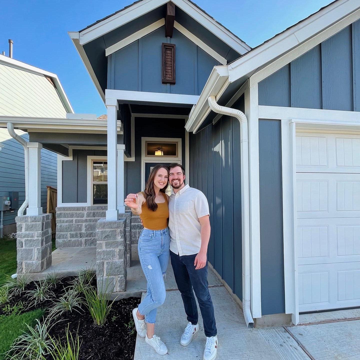 The day we became homeowners in July 2023!