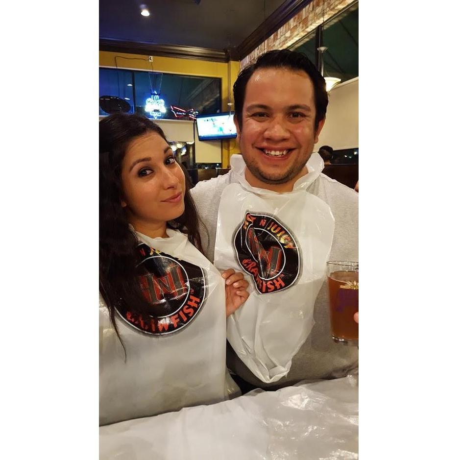 First time at Hot N Juicy in Vegas. Finally, a place with bibs.