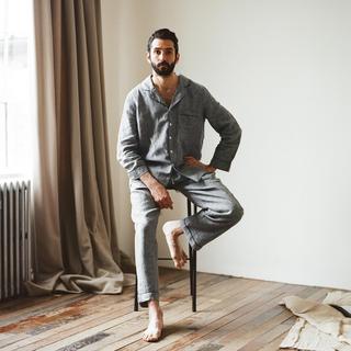 Men's Linen Pajama Set