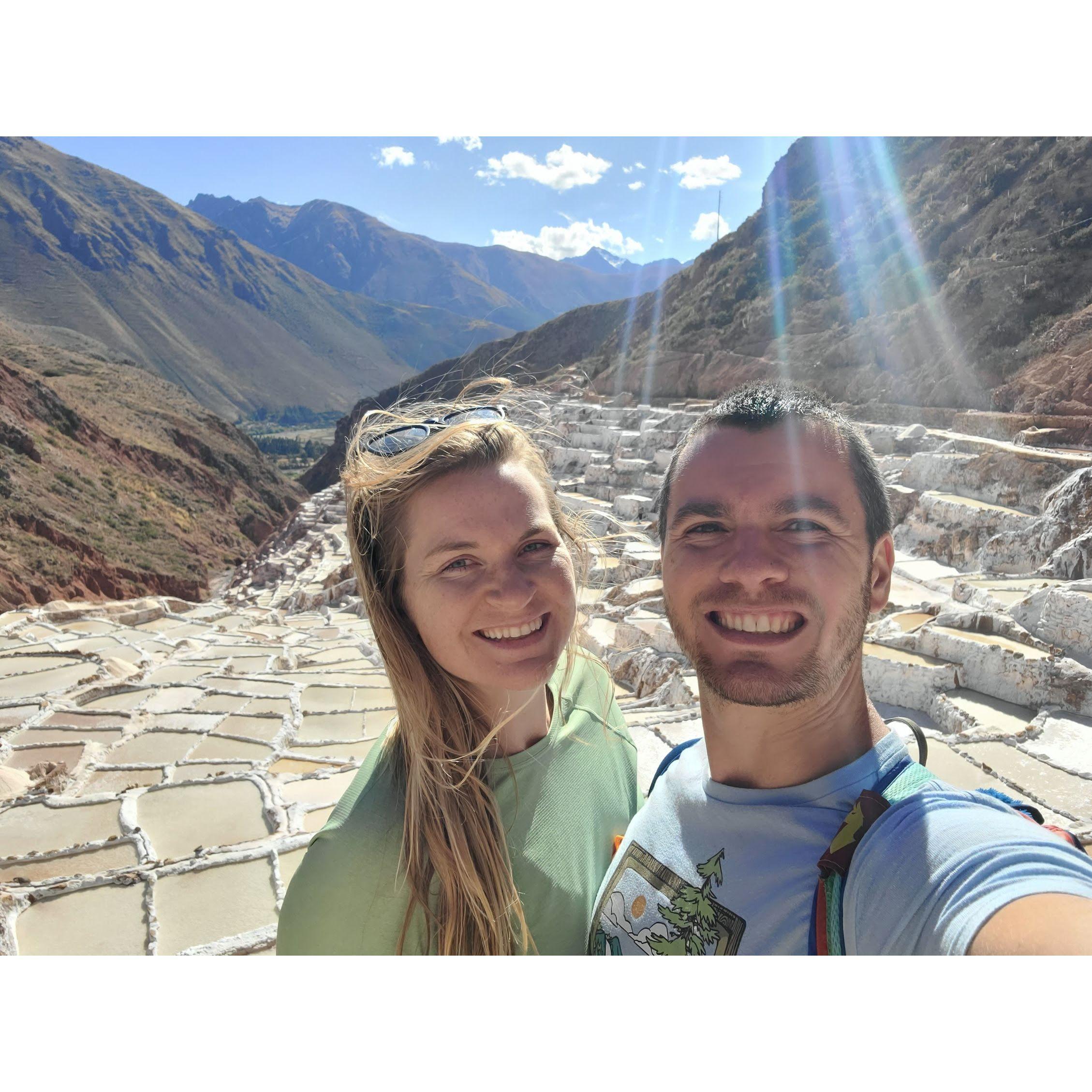 Sal De Maras in the Sacred Valley, Peru. July 2022