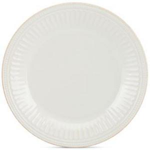 Lenox - Dinnerware Stoneware French Perle Groove White Dinner Plate