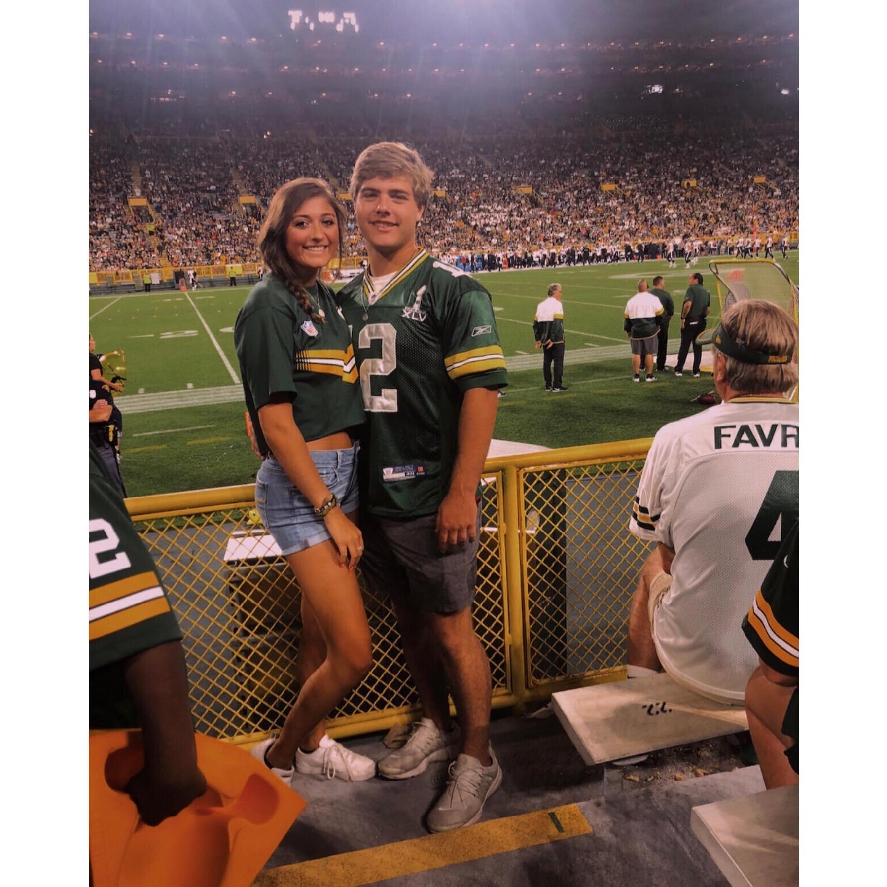 Our first Packer game