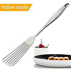 Fish Spatula - AdeptChef Stainless Steel, Slotted Turner - Thin-Edged Design Ideal For Turning & Flipping To Enhance Frying & Grilling - Sturdy Handle, Multi-Purpose - Buy Yours TODAY!