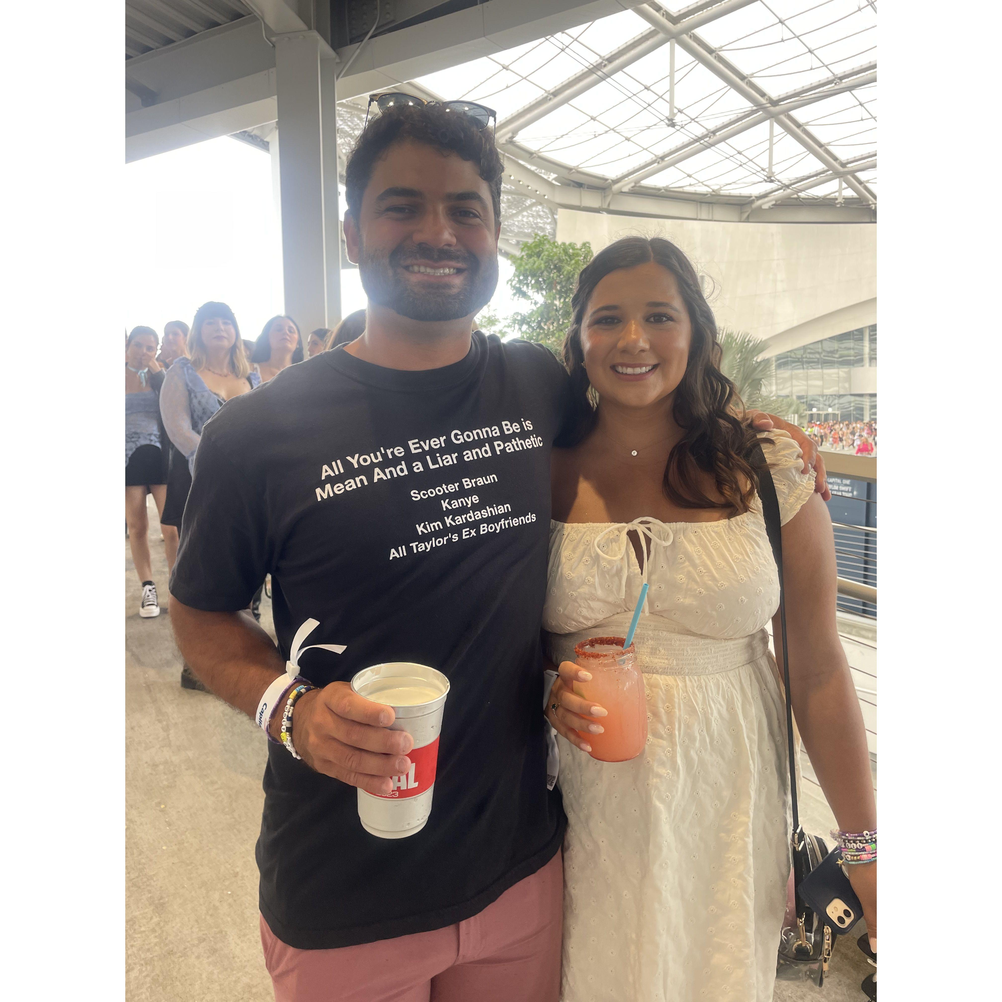 THE ERAS TOUR - Greatest night ever! (Read Michael's shirt)