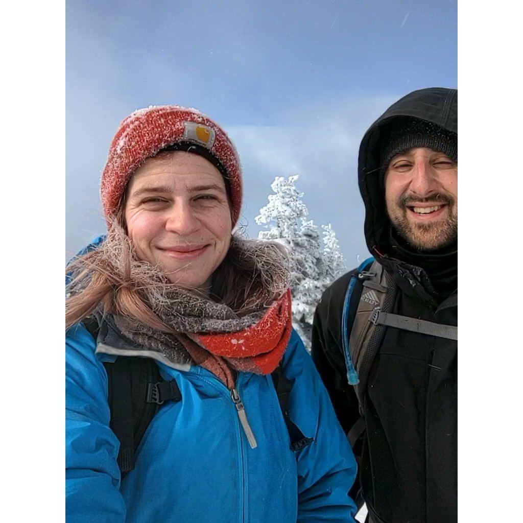 At the summit, right before Mike proposed!