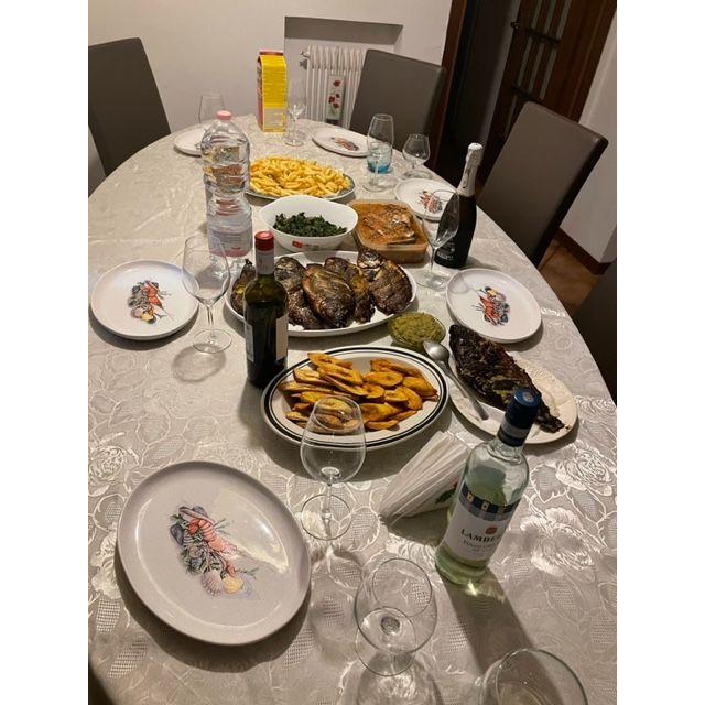 Dinner with Ayuk's family in Susegana