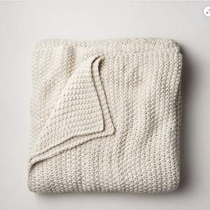 Chunky Knit Bed Blanket - Casaluna™ - King Natural