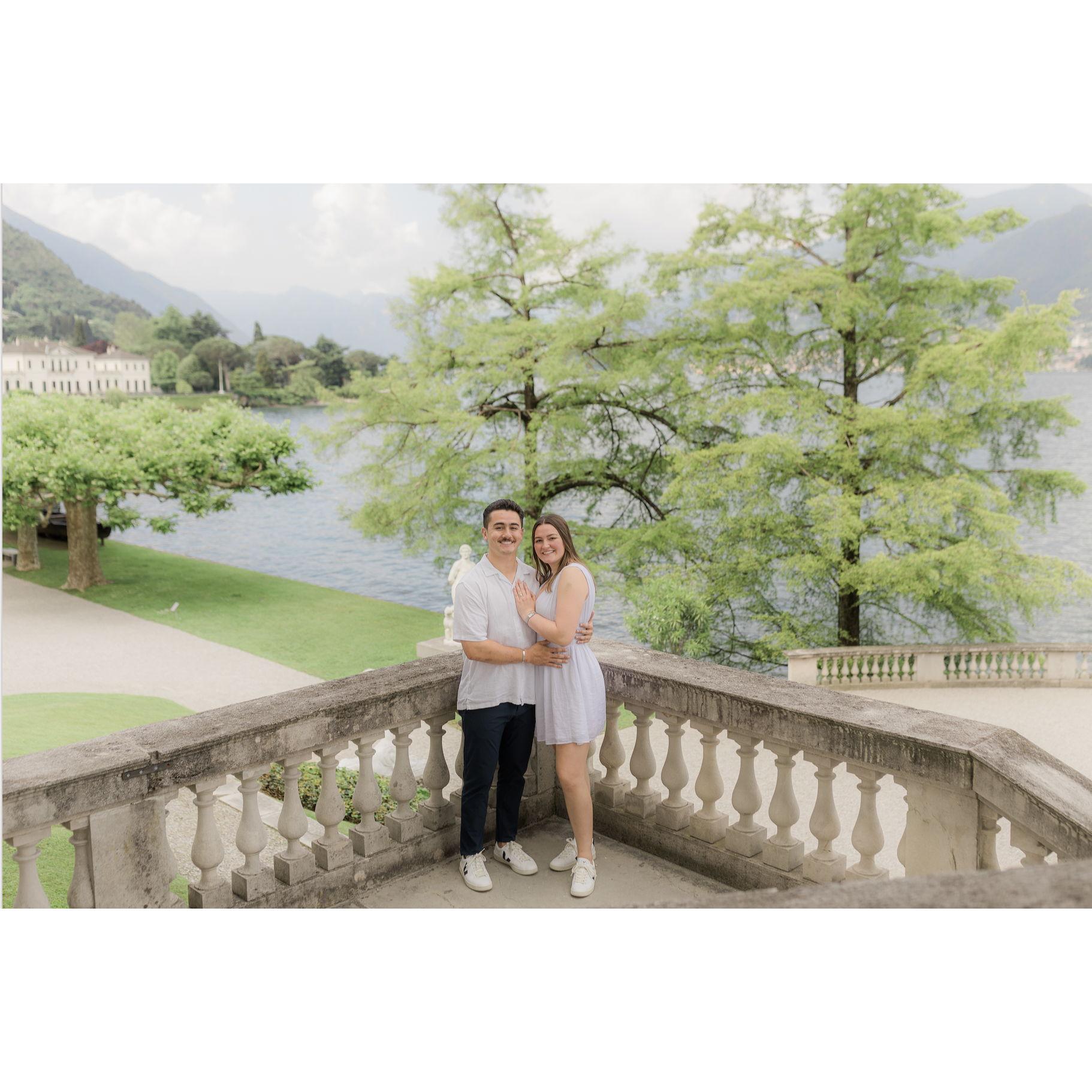 Engagement Pictures at Lake Como