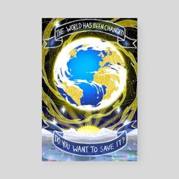 The World V2 - poster by Ewan Rose