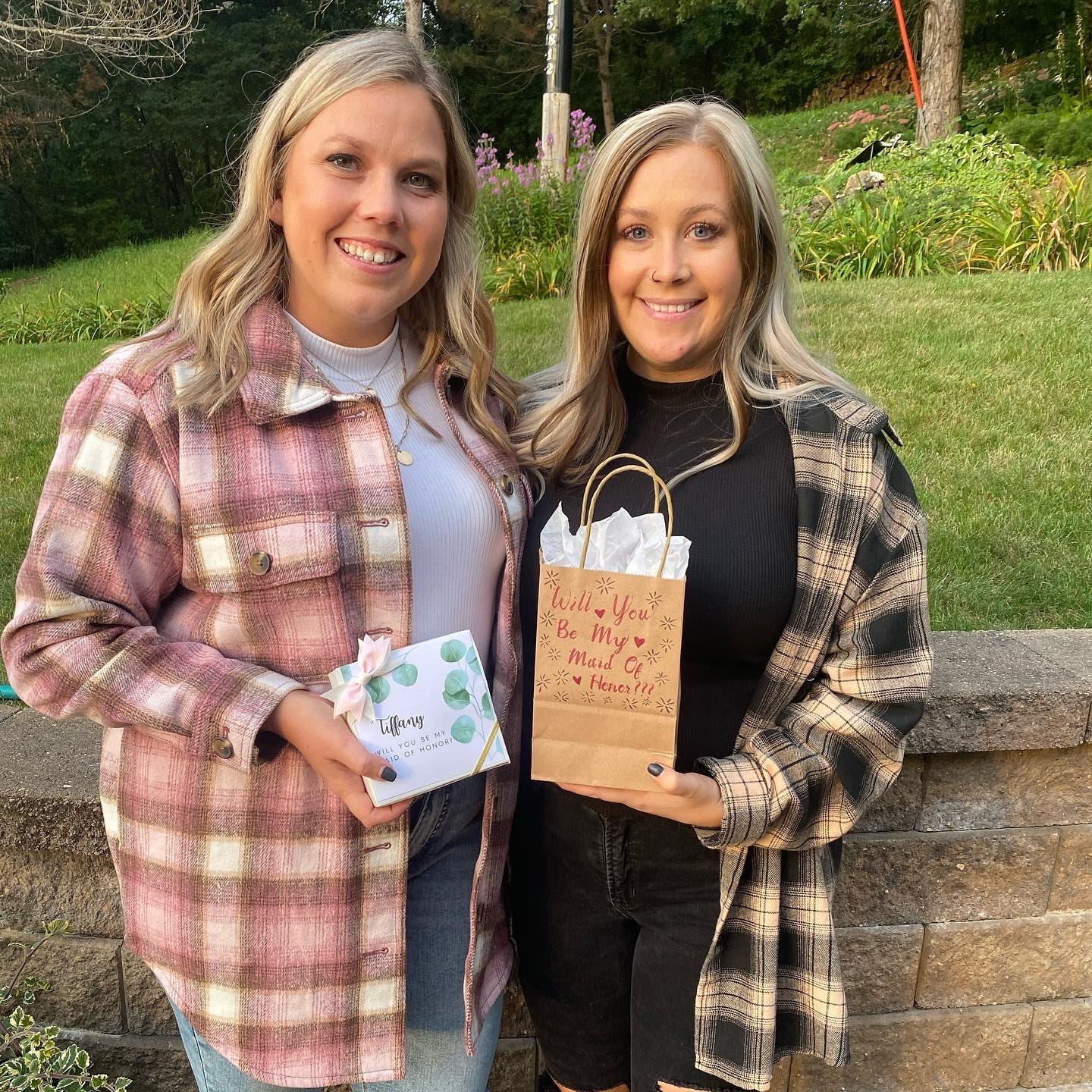 Grateful I get to plan my wedding alongside you! #matronofhonor #maidofhonor