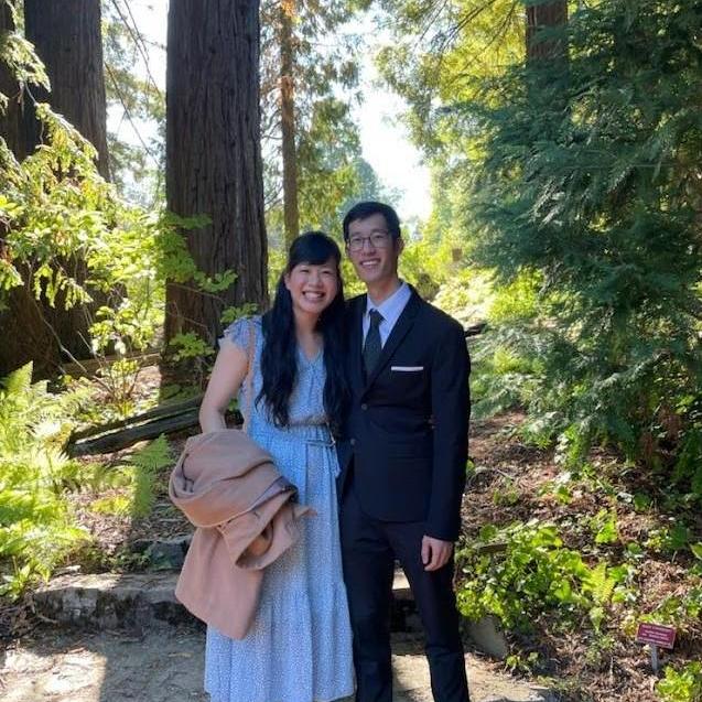 A rare photo of us getting all dressed up for Frank and Jennifer's wedding! Yay!