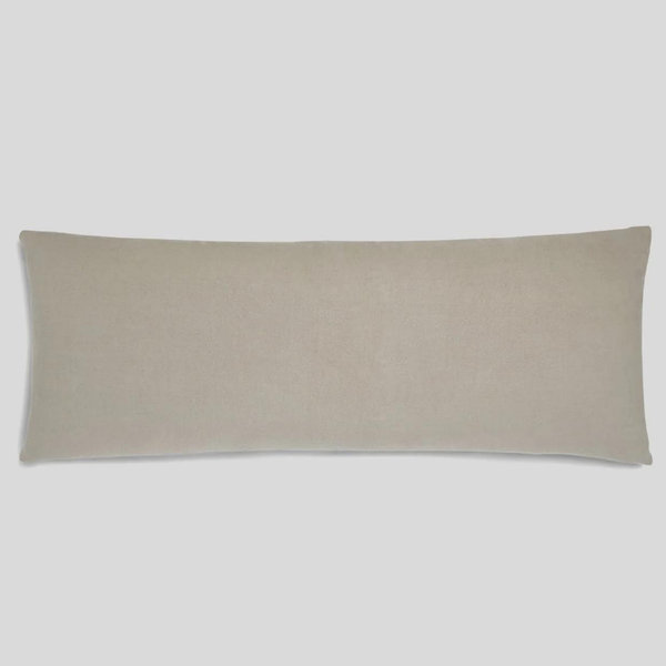 Vintage Linen Body Pillow Cover (Moss)