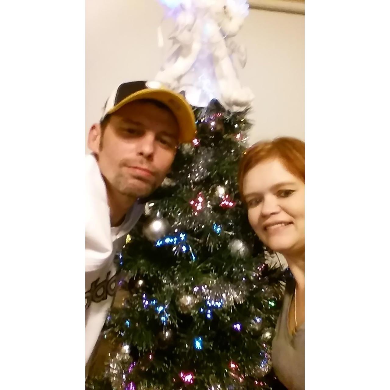 Our first Christmas together in our house