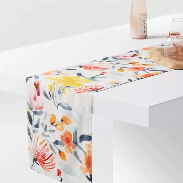 Vale 90" Floral Table Runner
